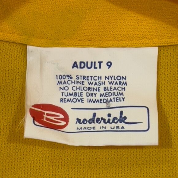 Vintage 1982 Syracuse Empire State Games Yellow Full Zip Track Jacket - Size XL - Picture 5 of 9